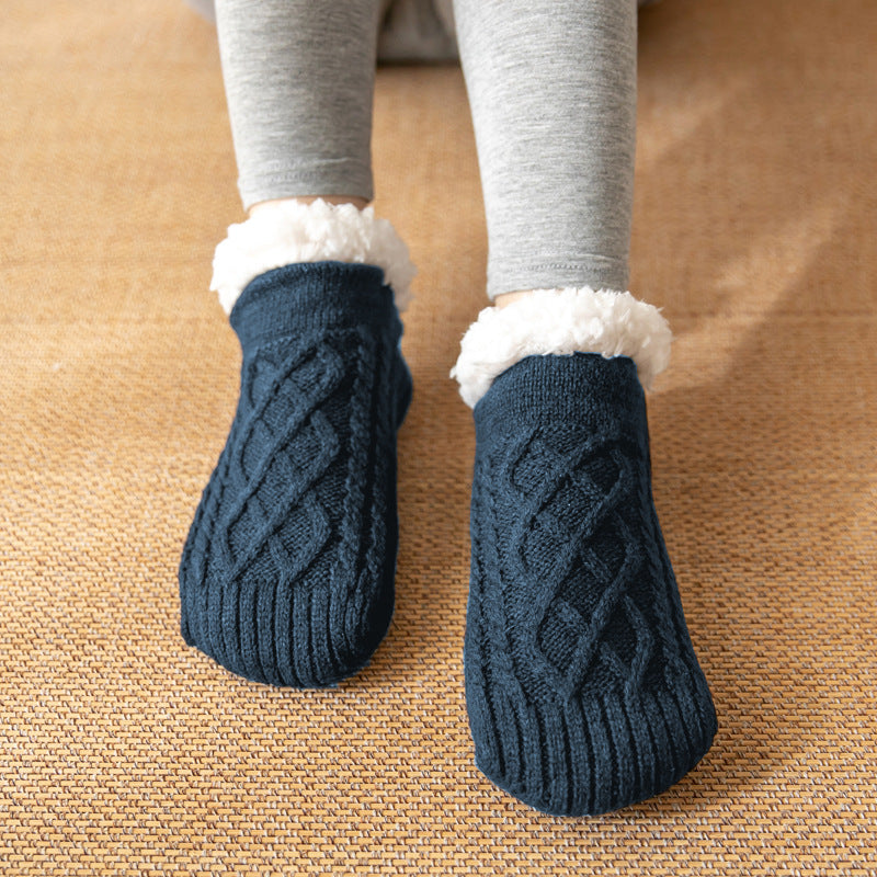 Knitted Plush Non-Slip Socks - view 12