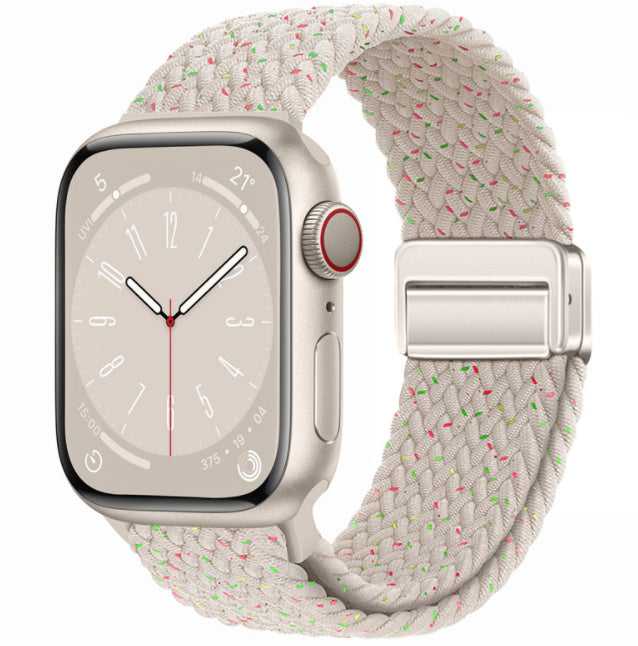 Unisex starlight color dots woven loop watch band