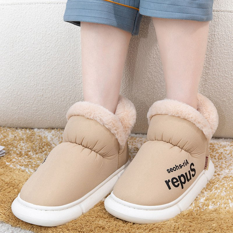 Alternate view: Women's plush fleece slippers