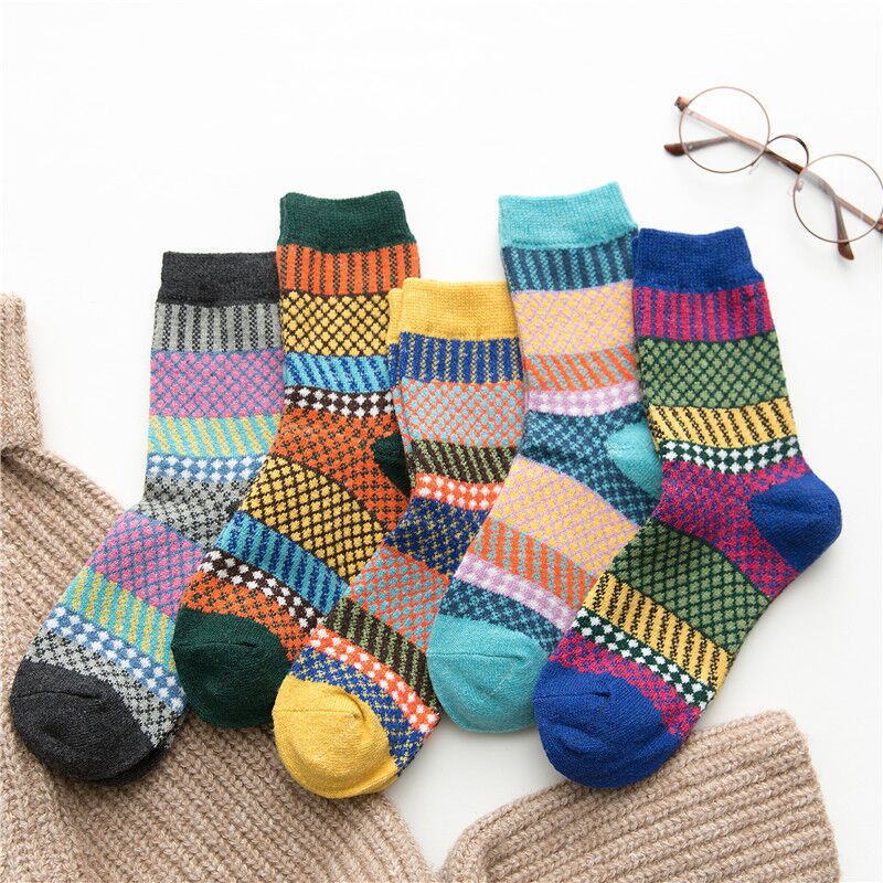 Unisex thick wool socks -pair pack