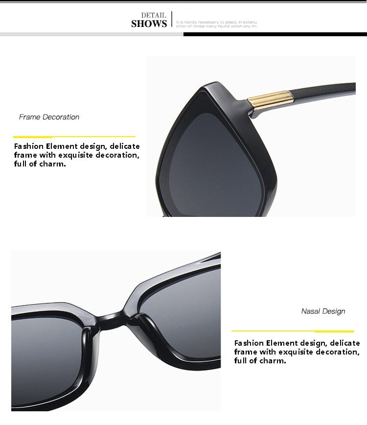 Alternate view: Women's cat eye sunglasses