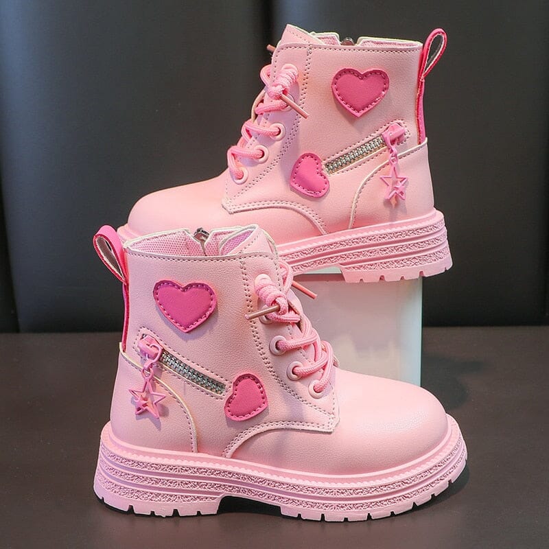 Girls british style boots