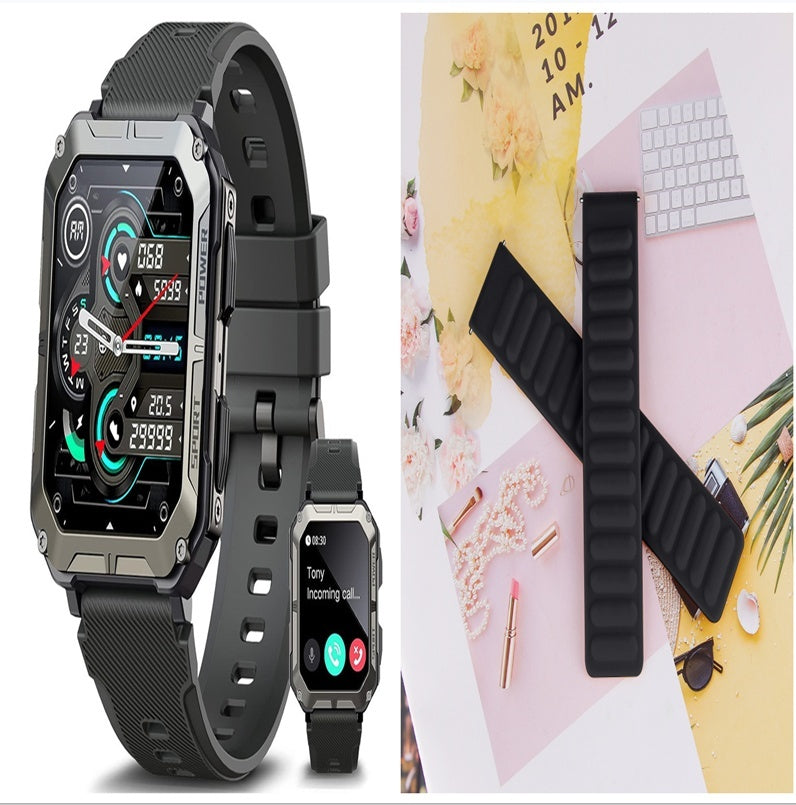 Unisex black set sport smart watch
