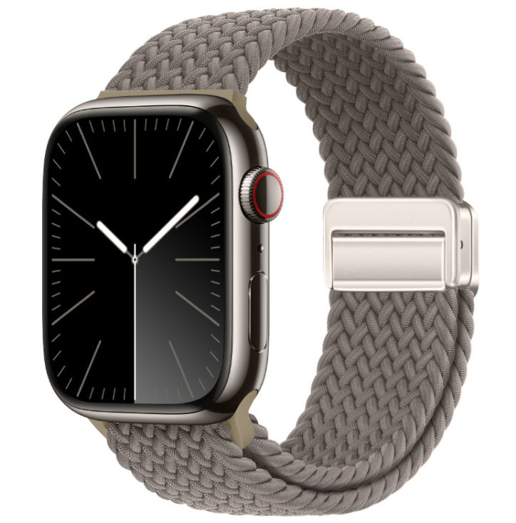 Unisex ceramic clay starlight button integrated watch band