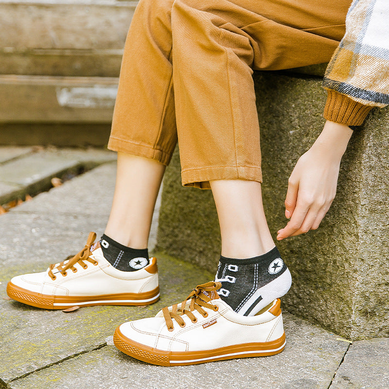 Low Cut Cotton Boat Socks - view 3