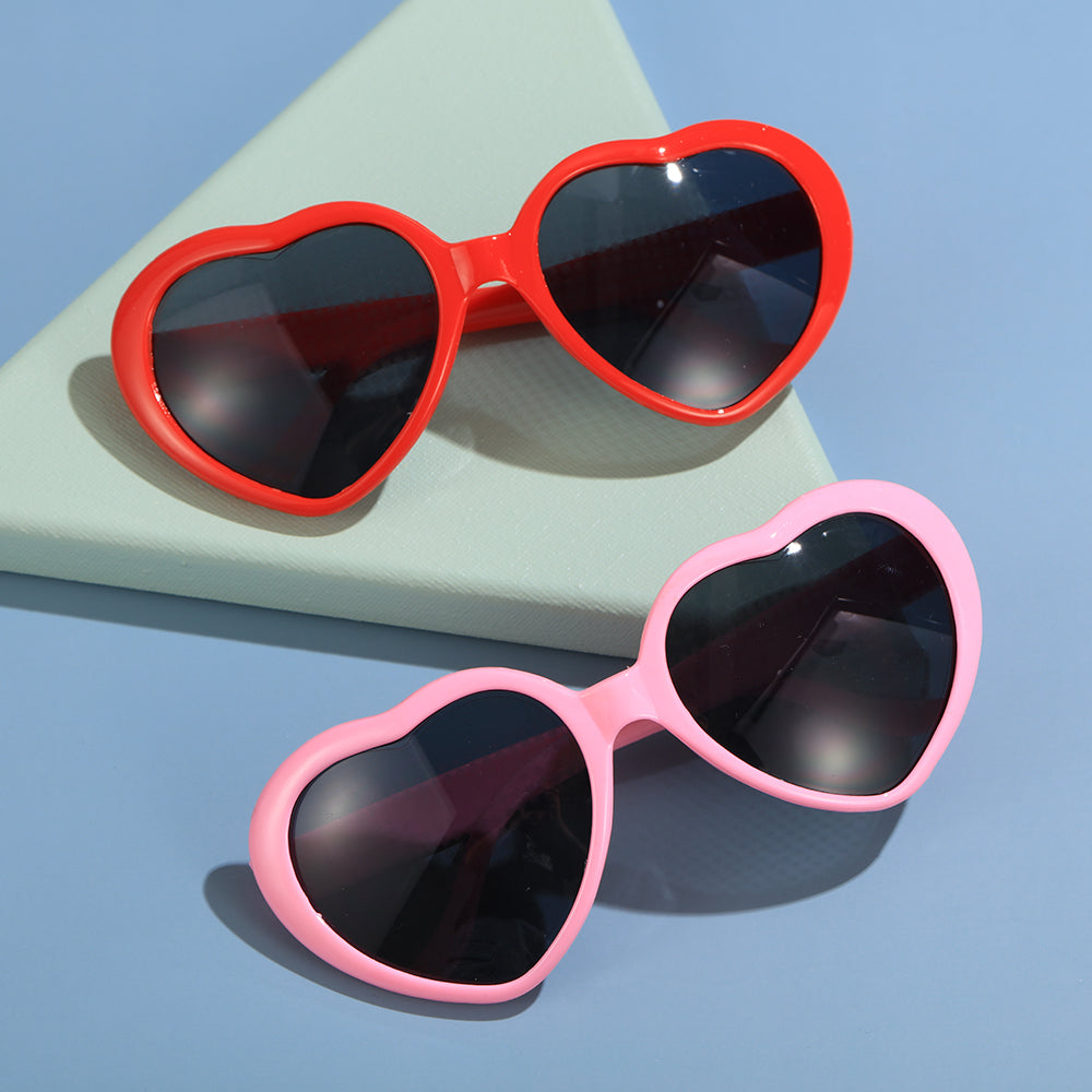 Women's heart light sunglasses