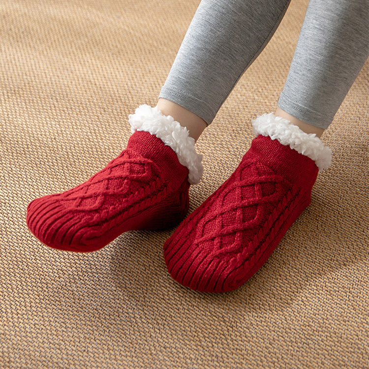 Knitted Plush Non-Slip Socks - view 6