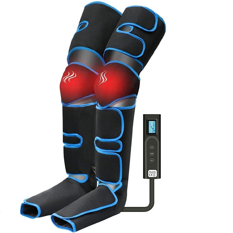 Unisex black heated leg massager