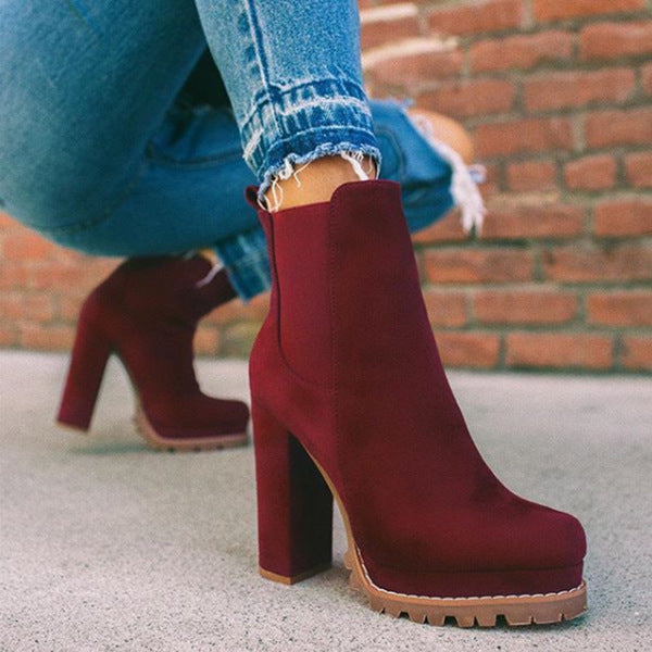 Women's leopard ankle boots