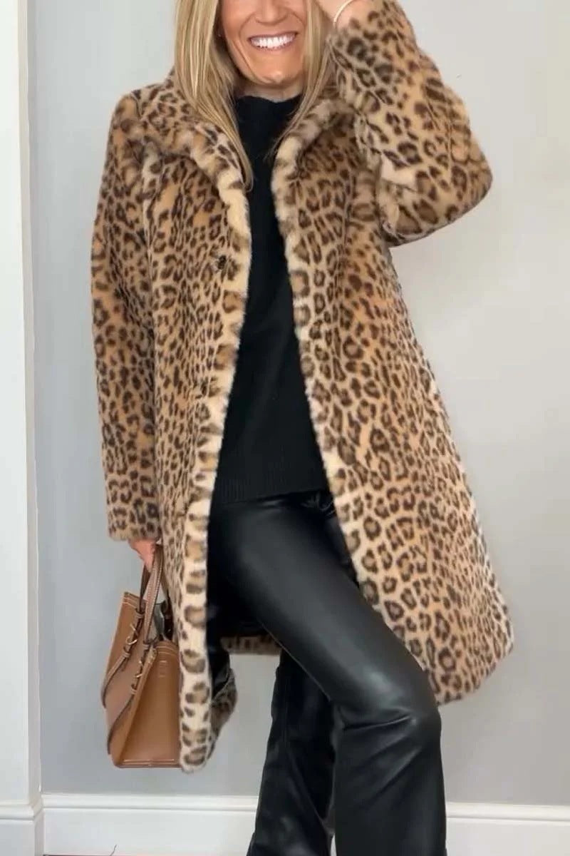 Leopard print coat women - view 11