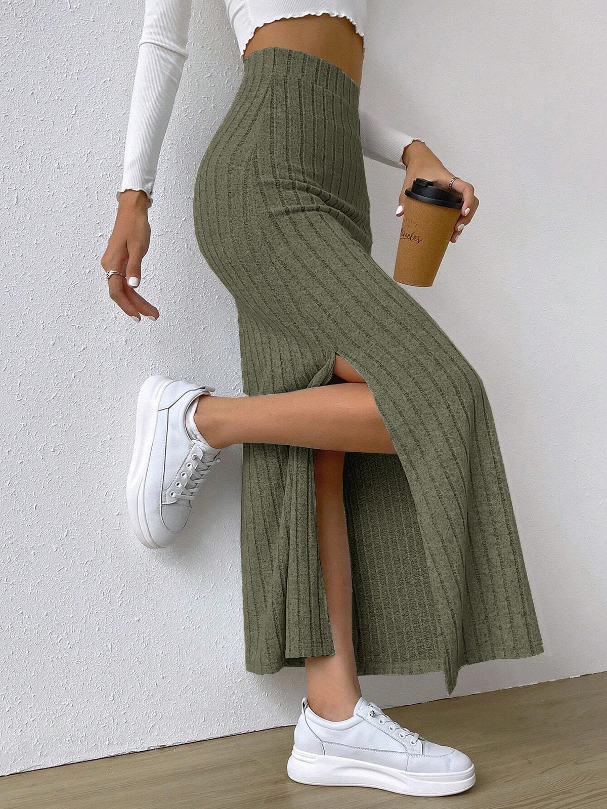 Alternate view: Women's high waist dress