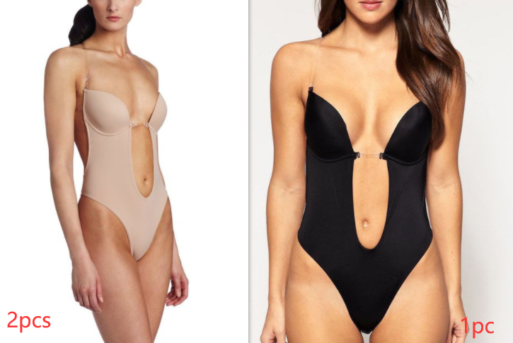 Women's set backless body bra