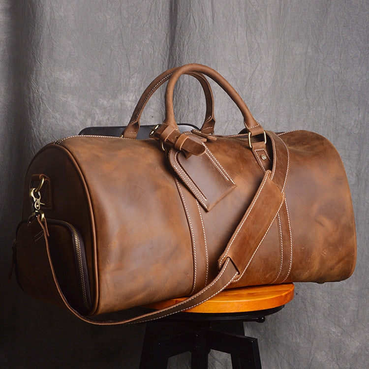 Men's coffee retro travel bag