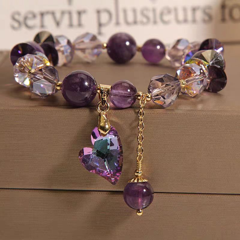 Women's amethyst bracelet