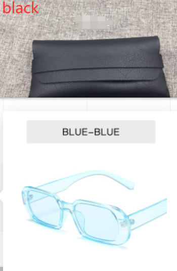 Women's light blue candy sunglasses