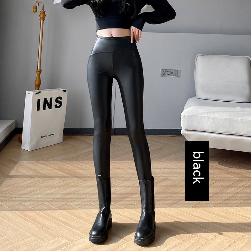 Women's PU leather pants