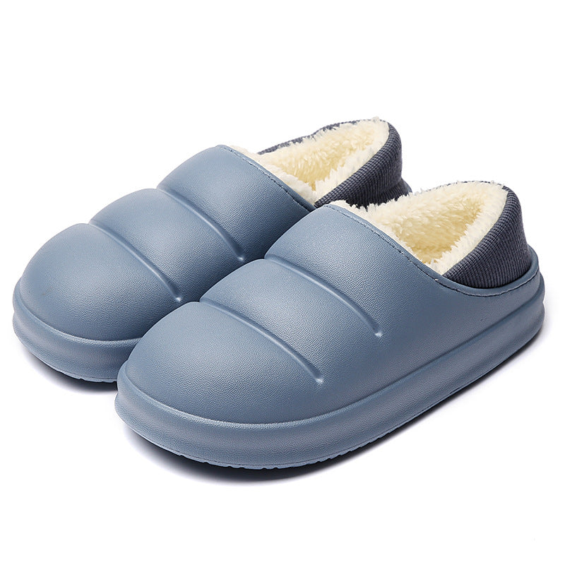 Unisex grey waterproof slippers