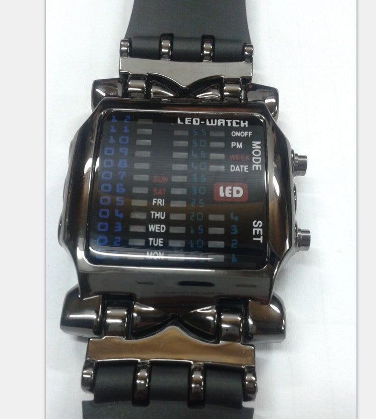 Alternate view: Unisex crab LED watch