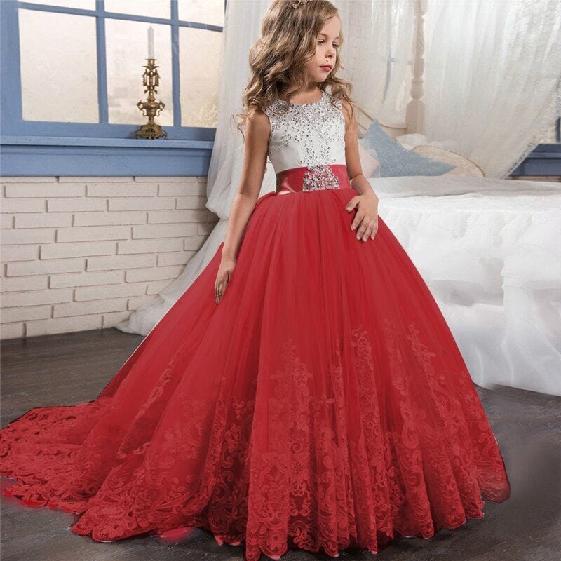 Girls formal princess dress