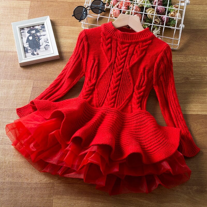 Girls knit dresses