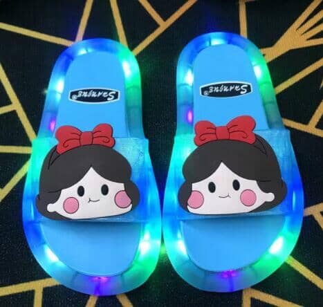 Kids light up slippers