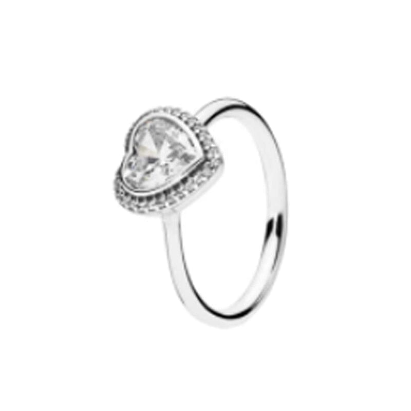 Alternate view: Unisex lock pendant silver ring