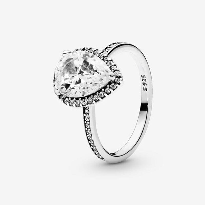 Alternate view: Unisex lock pendant silver ring