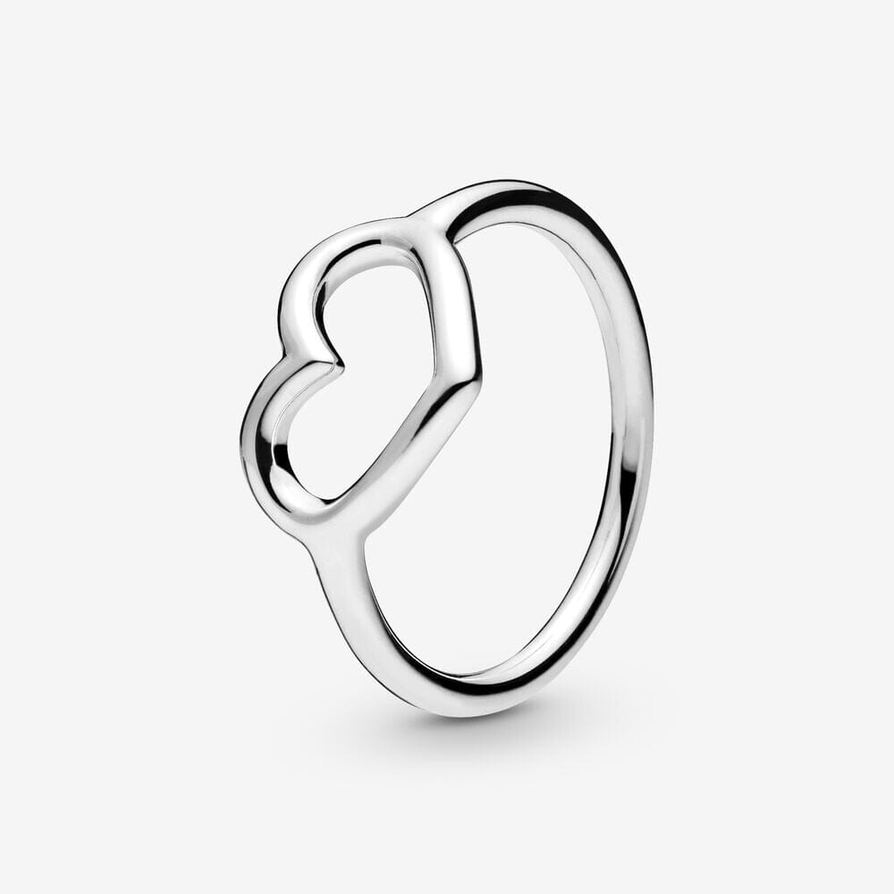Alternate view: Unisex lock pendant silver ring