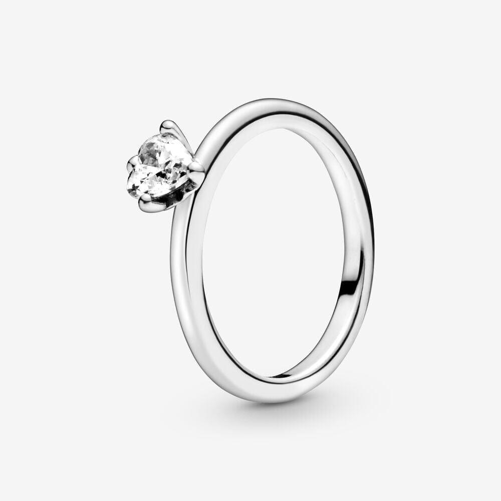 Alternate view: Unisex lock pendant silver ring