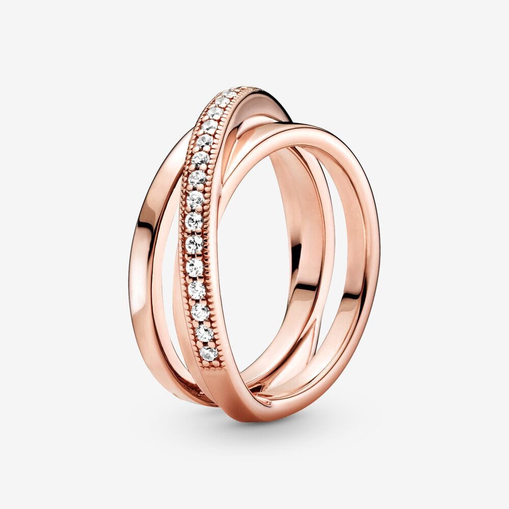 Alternate view: Unisex lock pendant silver ring