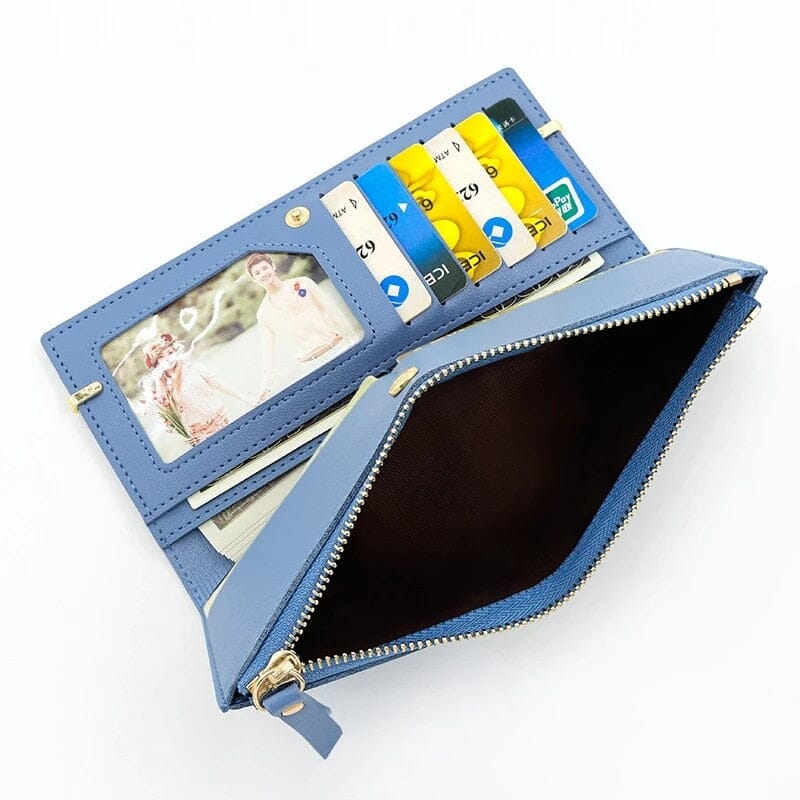 Alternate view: Women's long leather wallet
