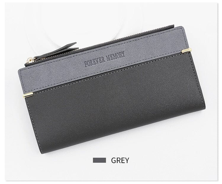 Alternate view: Women's long leather wallet