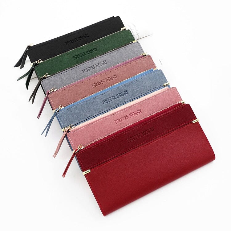 Alternate view: Women's long leather wallet