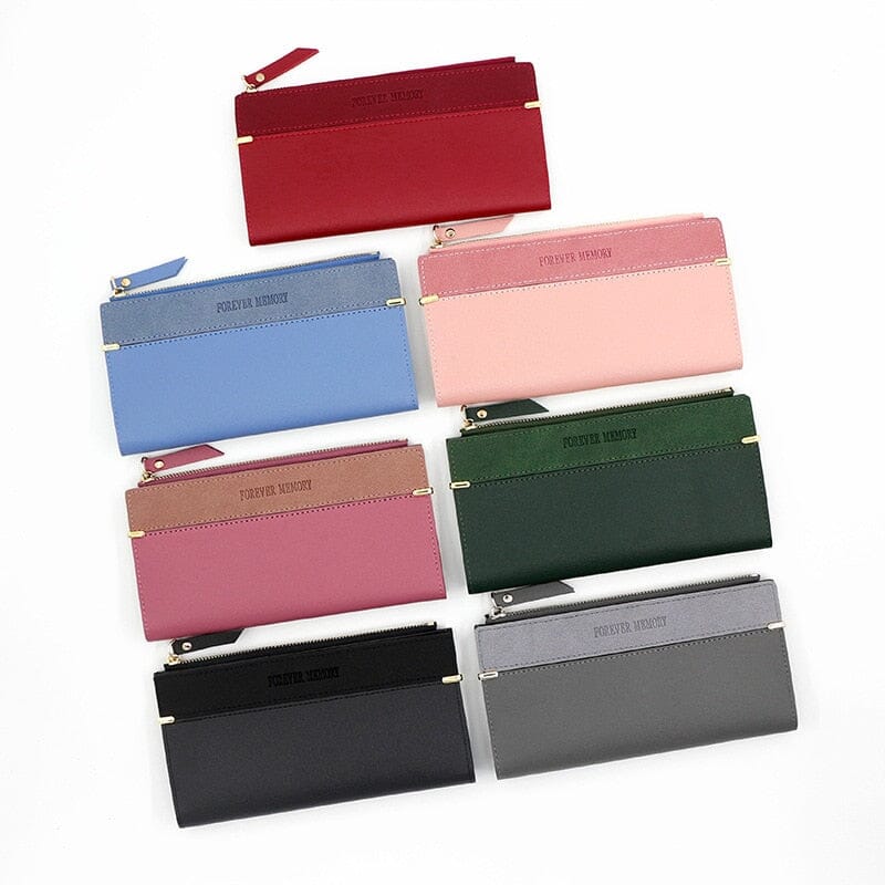 Alternate view: Women's long leather wallet