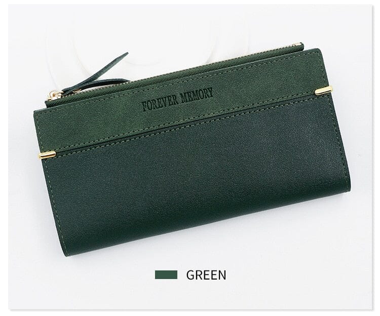Alternate view: Women's long leather wallet