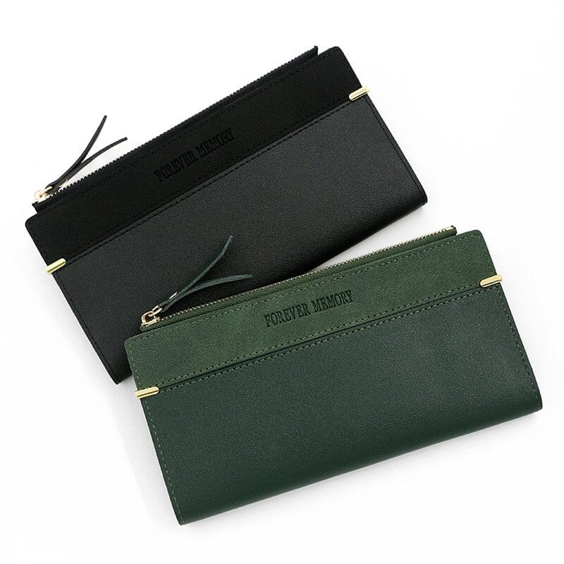 Alternate view: Women's long leather wallet