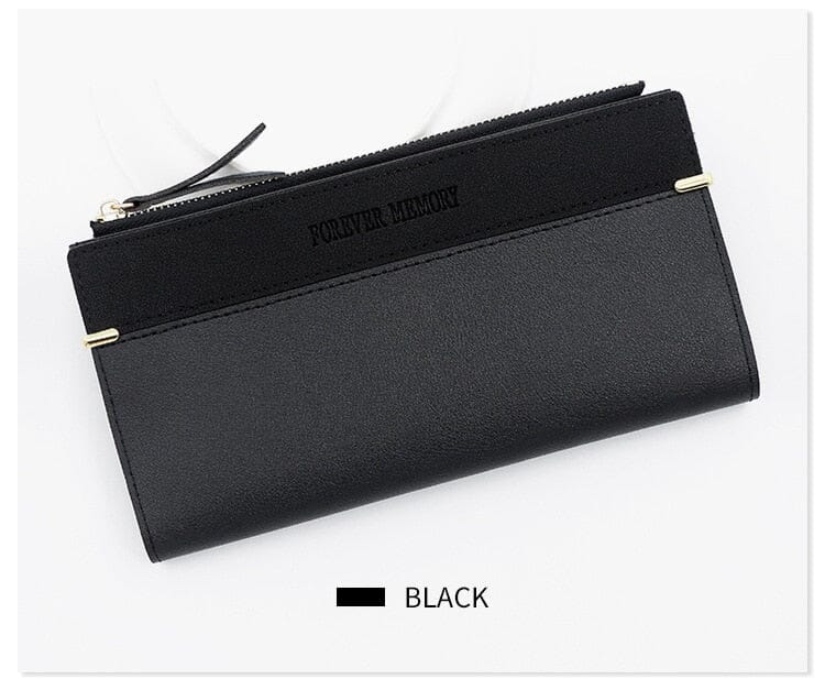 Alternate view: Women's long leather wallet