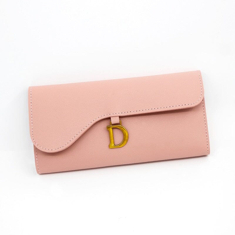 Women's long leather wallet