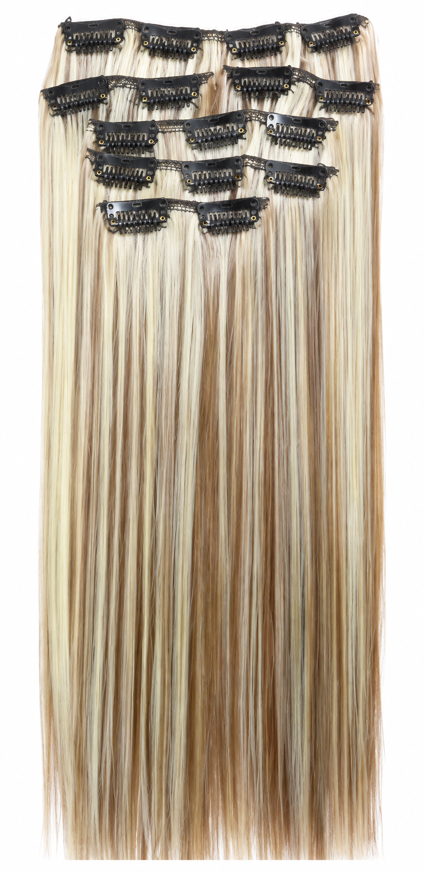 Clip In Synthetic Hair Extensions Set