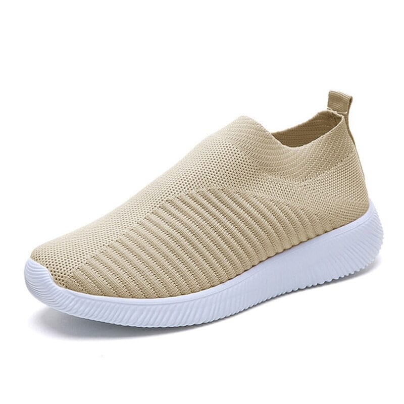 Women's khaki non-slip sports shoes