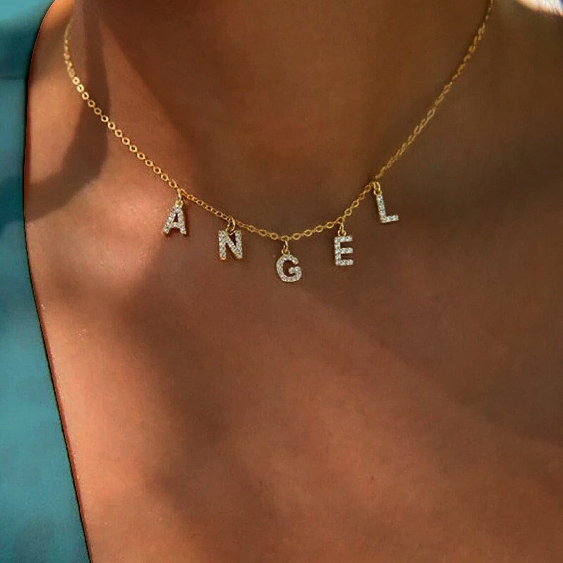 Alternate view: Women's personalized necklace