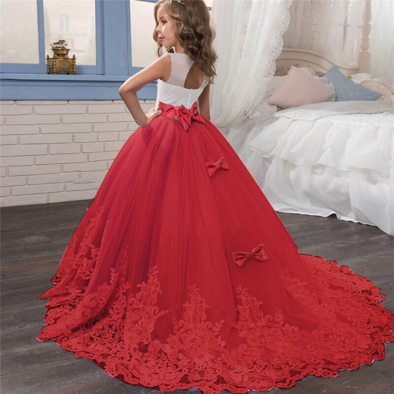 Girls princess formal dress
