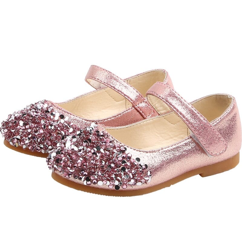 Girls glitter princess shoes