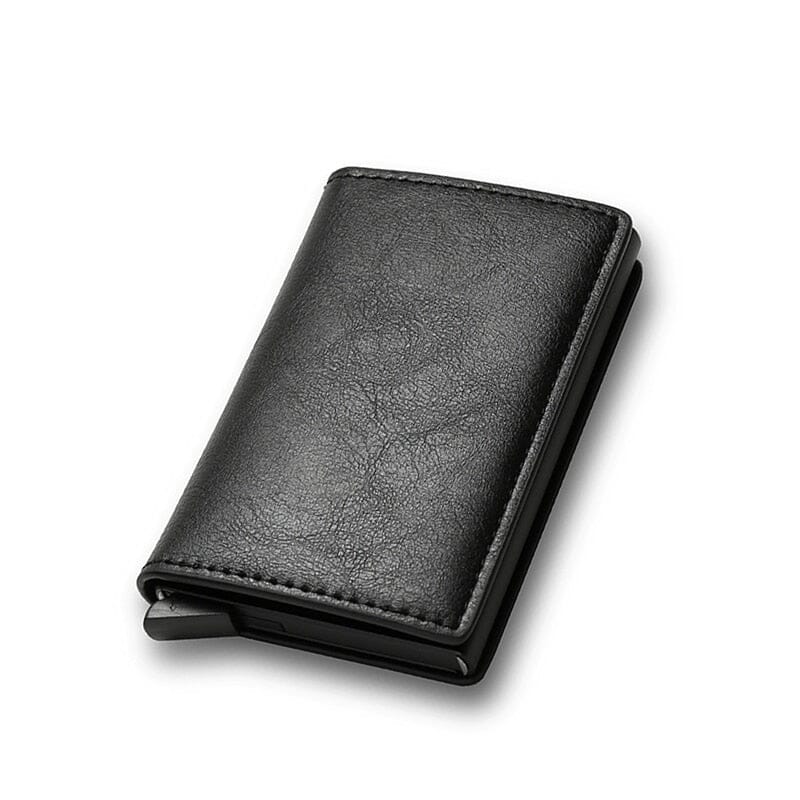 Unisex black (customized) thin smart wallets