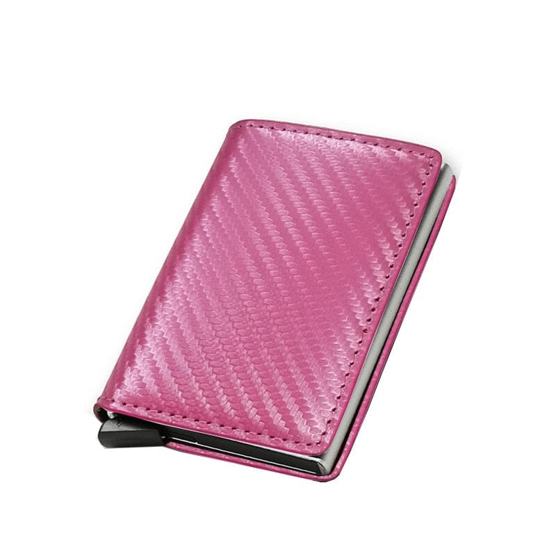 Unisex pink (customized) thin smart wallets
