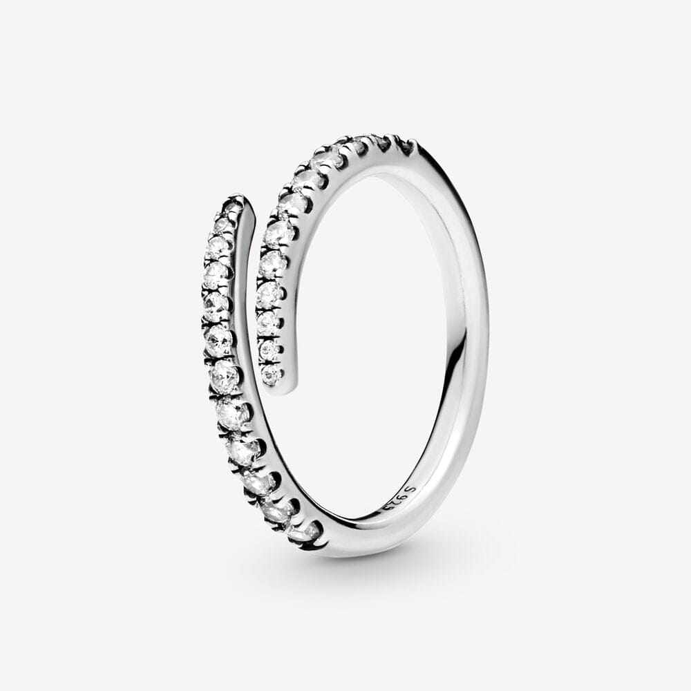 Alternate view: Unisex zircon couple rings set