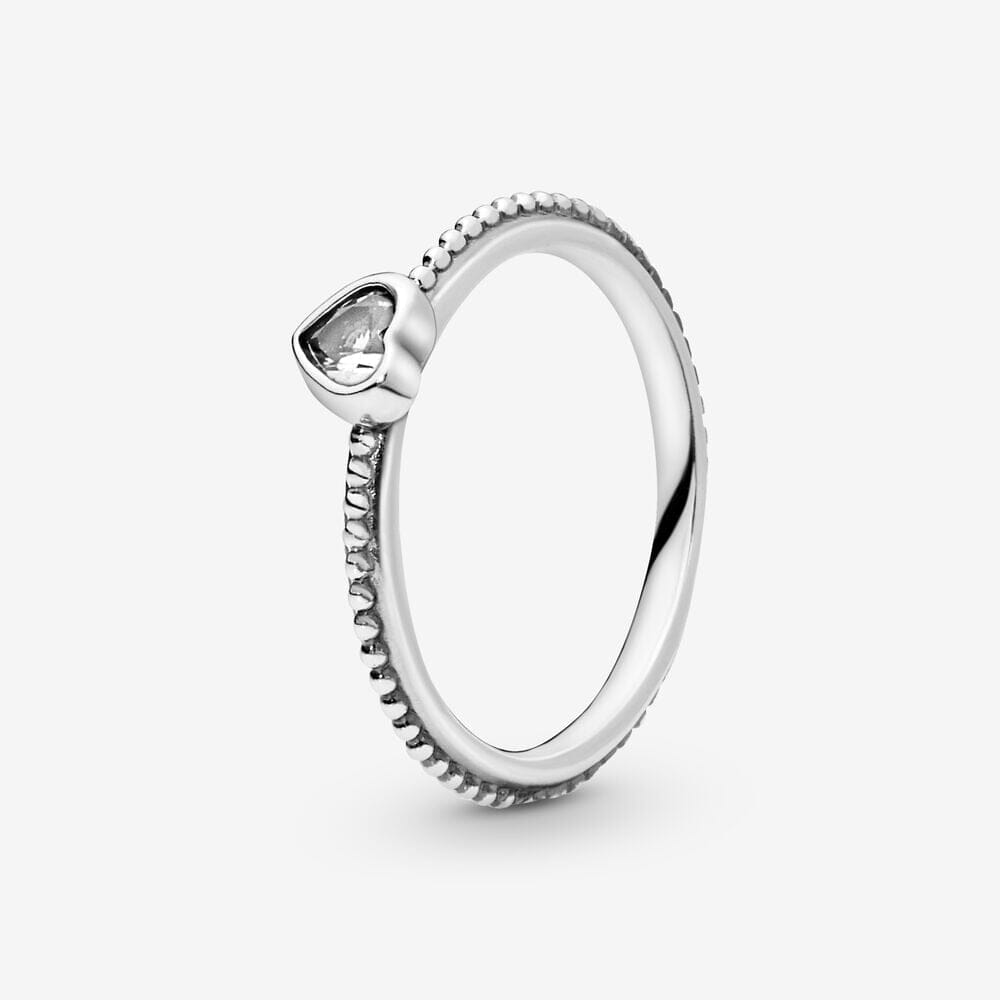 Alternate view: Unisex zircon couple rings set