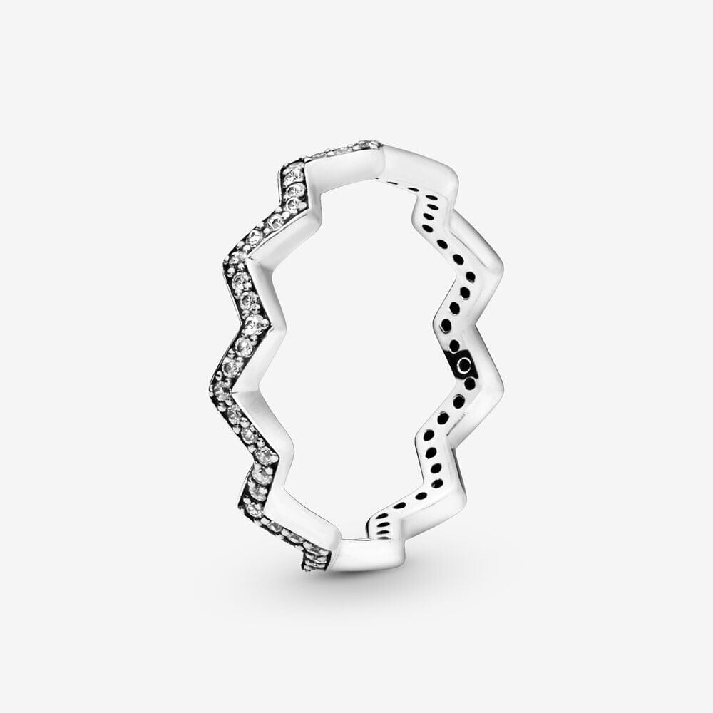 Alternate view: Unisex zircon couple rings set