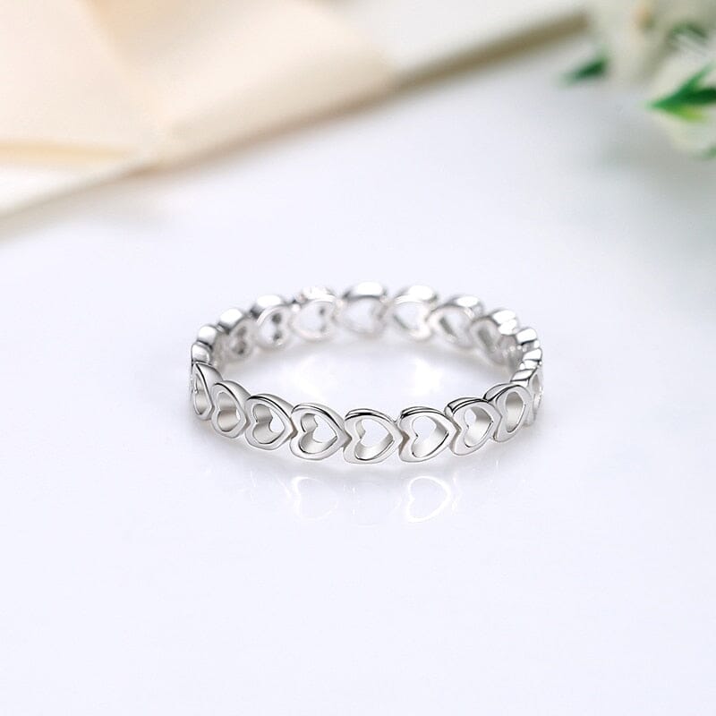 Alternate view: Unisex zircon couple rings set