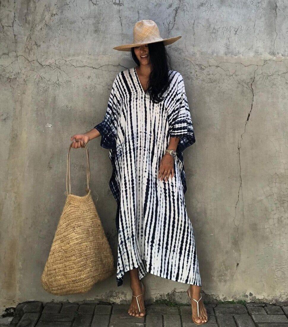 Alternate view: Women's boho beach cover up